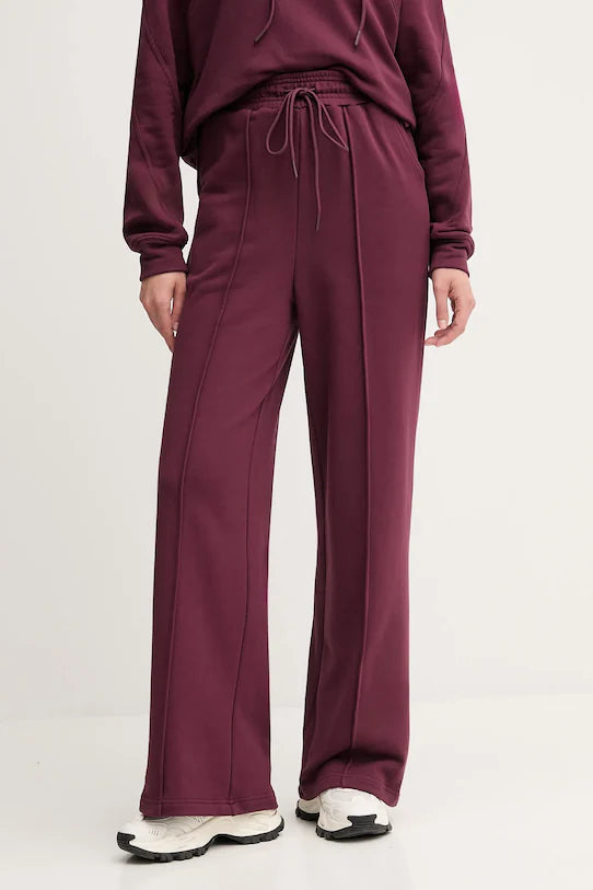 Twinset completo tuta donna in maglia winetasting con cappuccio e pantaloni pantaloni