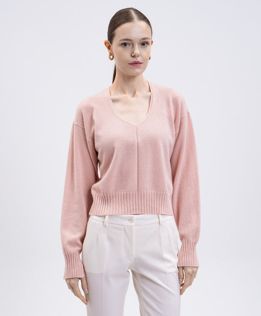 Twinset Maglione Donna in Cachemire – davanti