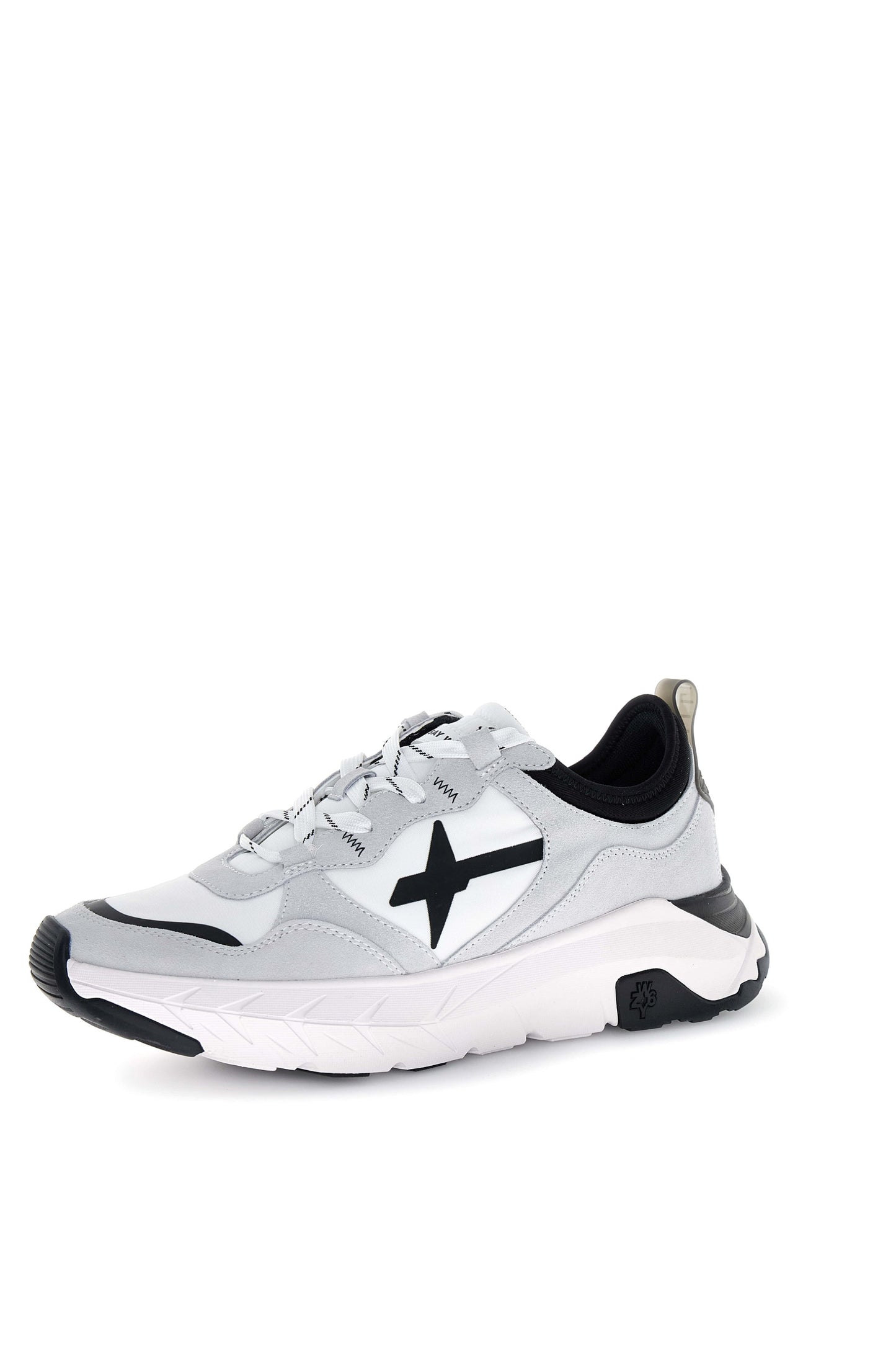 Sneaker uomo W6YZ NEXT-M white black dettaglio logo laterale