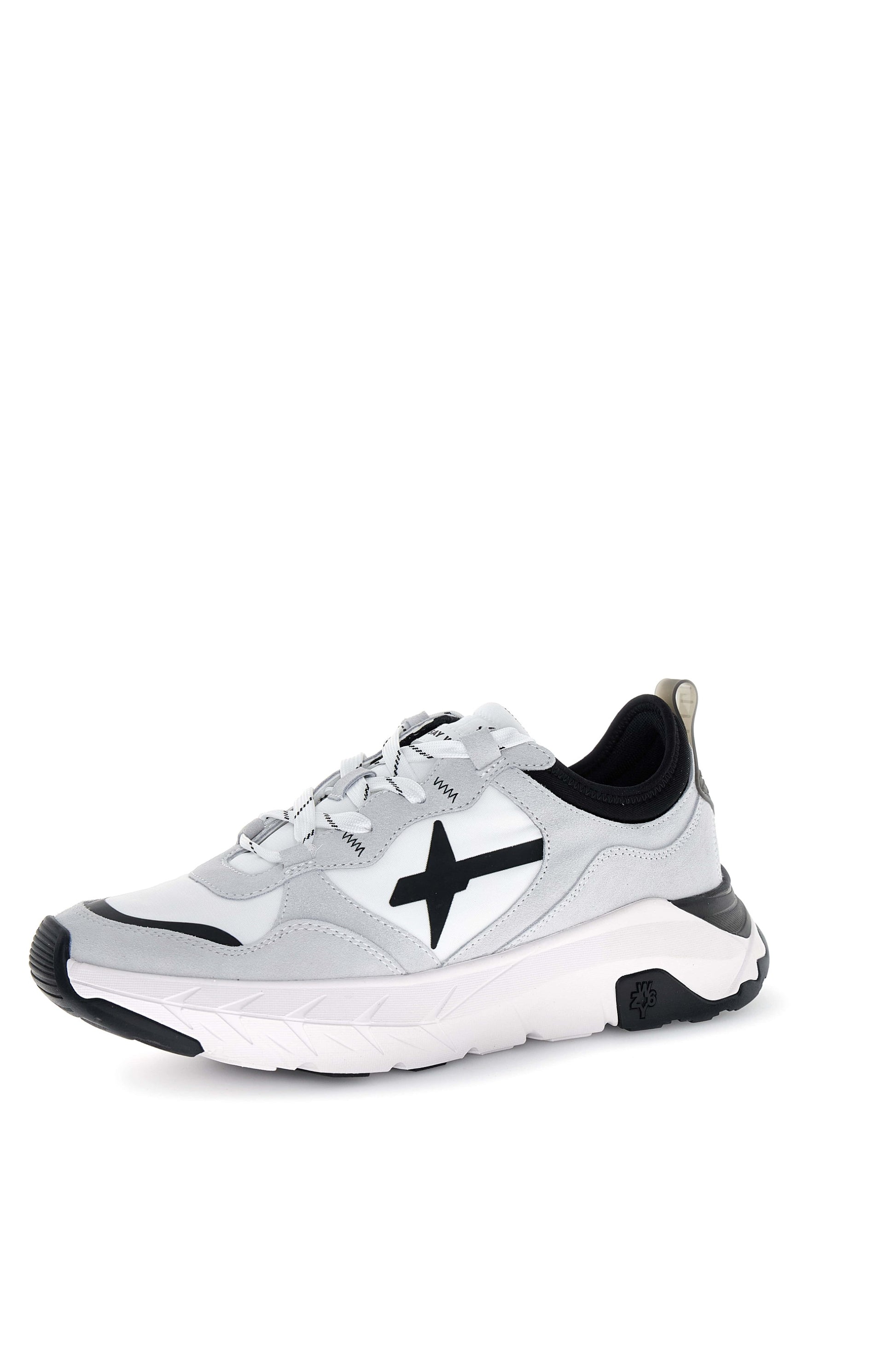 Sneaker uomo W6YZ NEXT-M white black dettaglio logo laterale