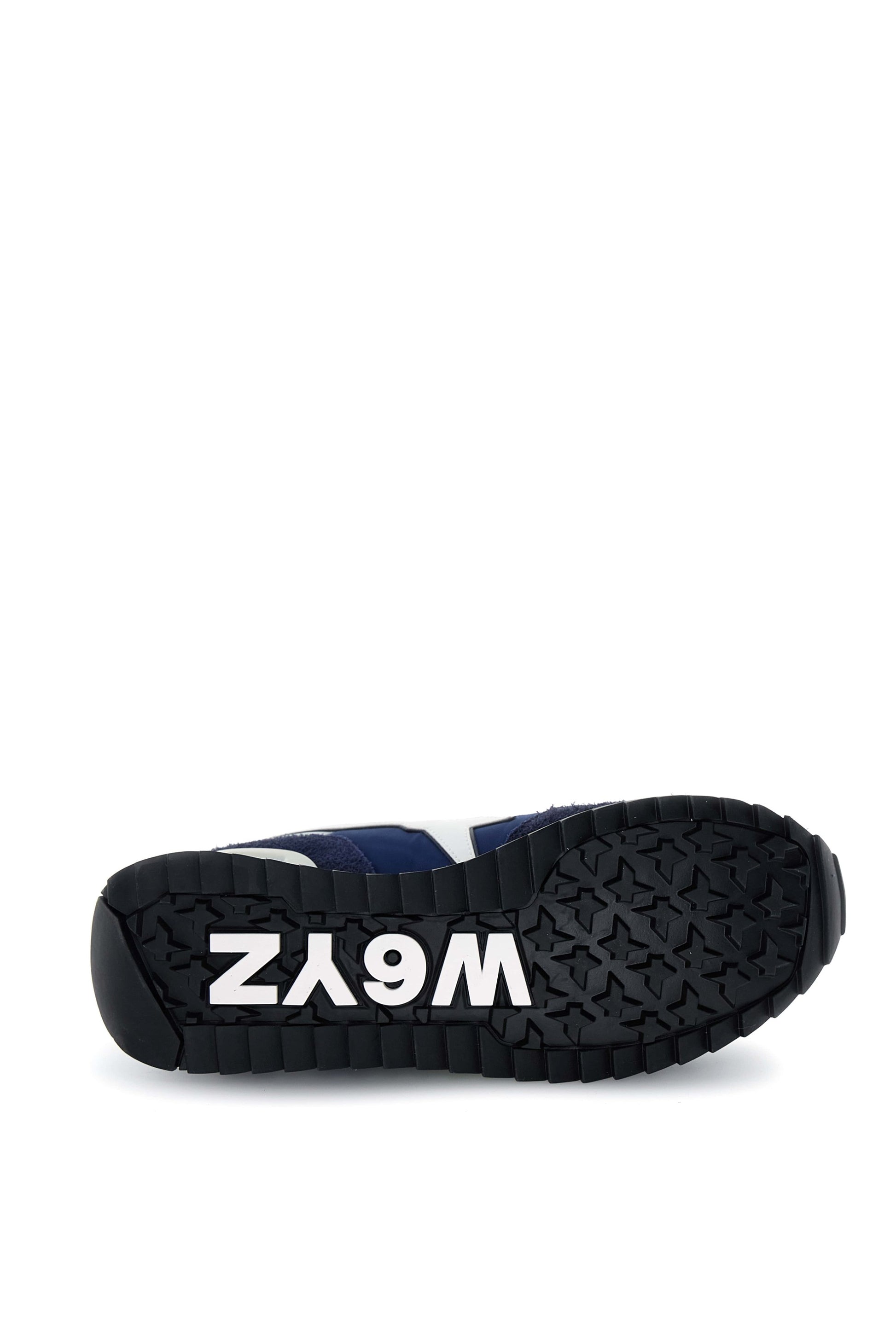 W6YZ YAK sneaker uomo navy silver white suola grafica personalizzata W6YZ