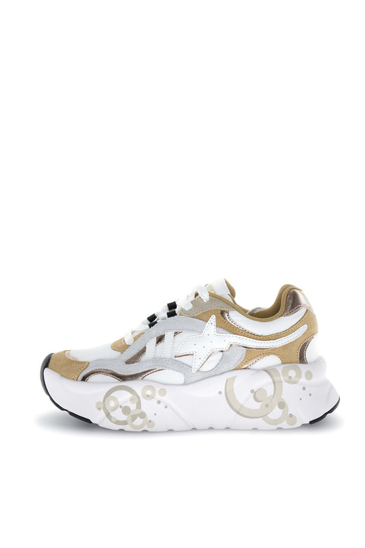 W6YZ Sneaker Damenschuh IDA – Taupe / Weiß 2019831012D54