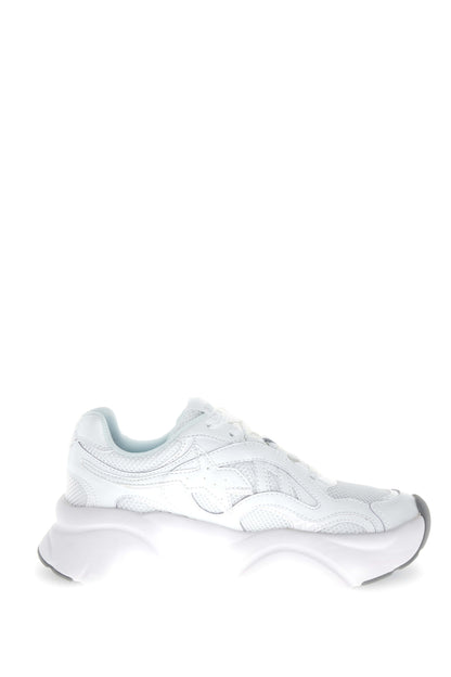 w6yz ida 2019831030n01 white sneaker donna vista laterale