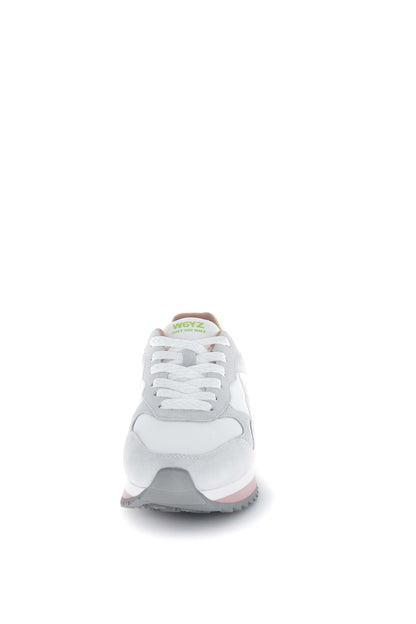 Sneakers donna W6YZ YAK white cipria acid frontale