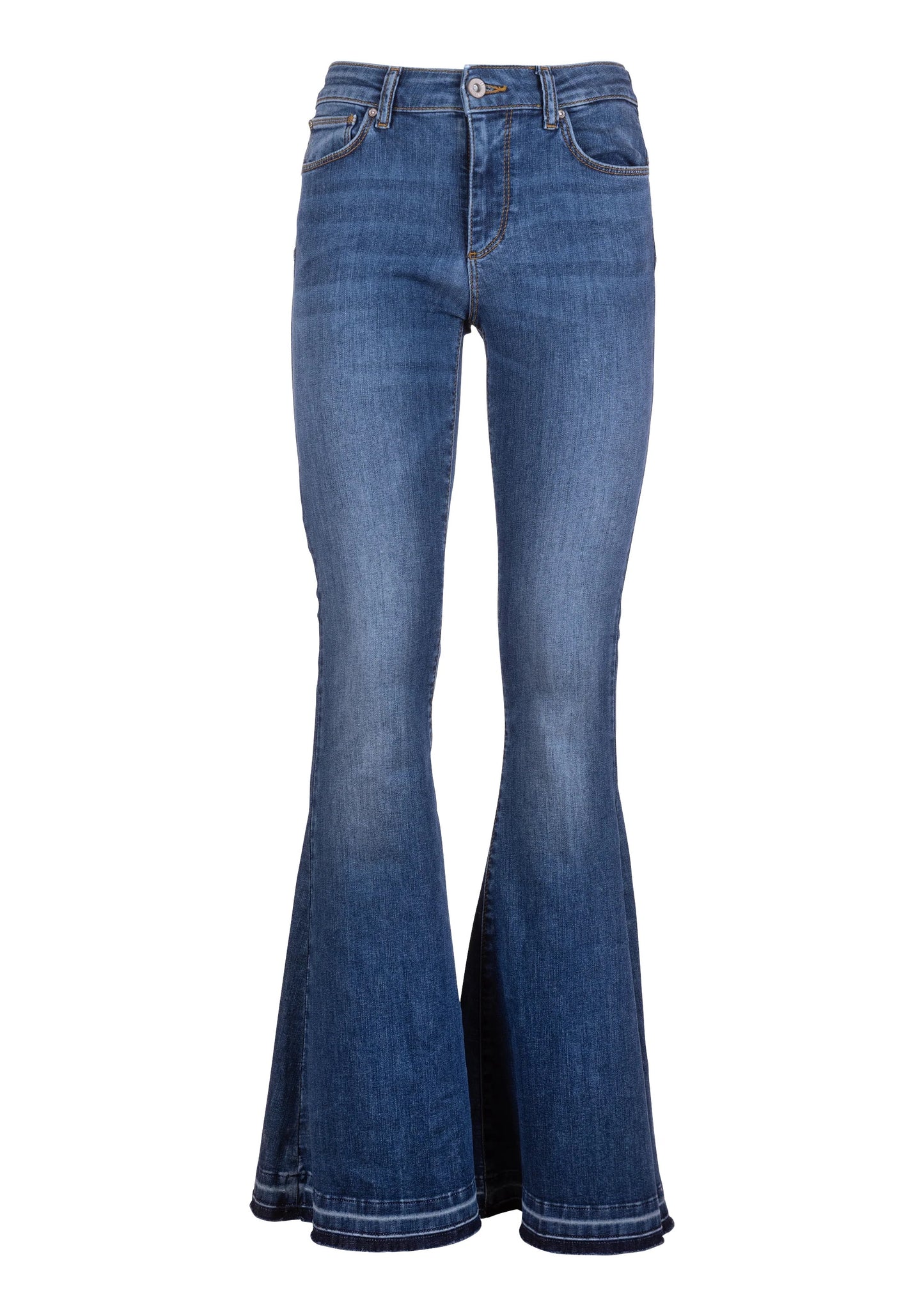 Fracomina jeans donna bella s1 s bootcut medium stone