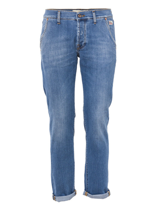 Roy Roger's new elias jeans uomo denim Virgo - tasca america